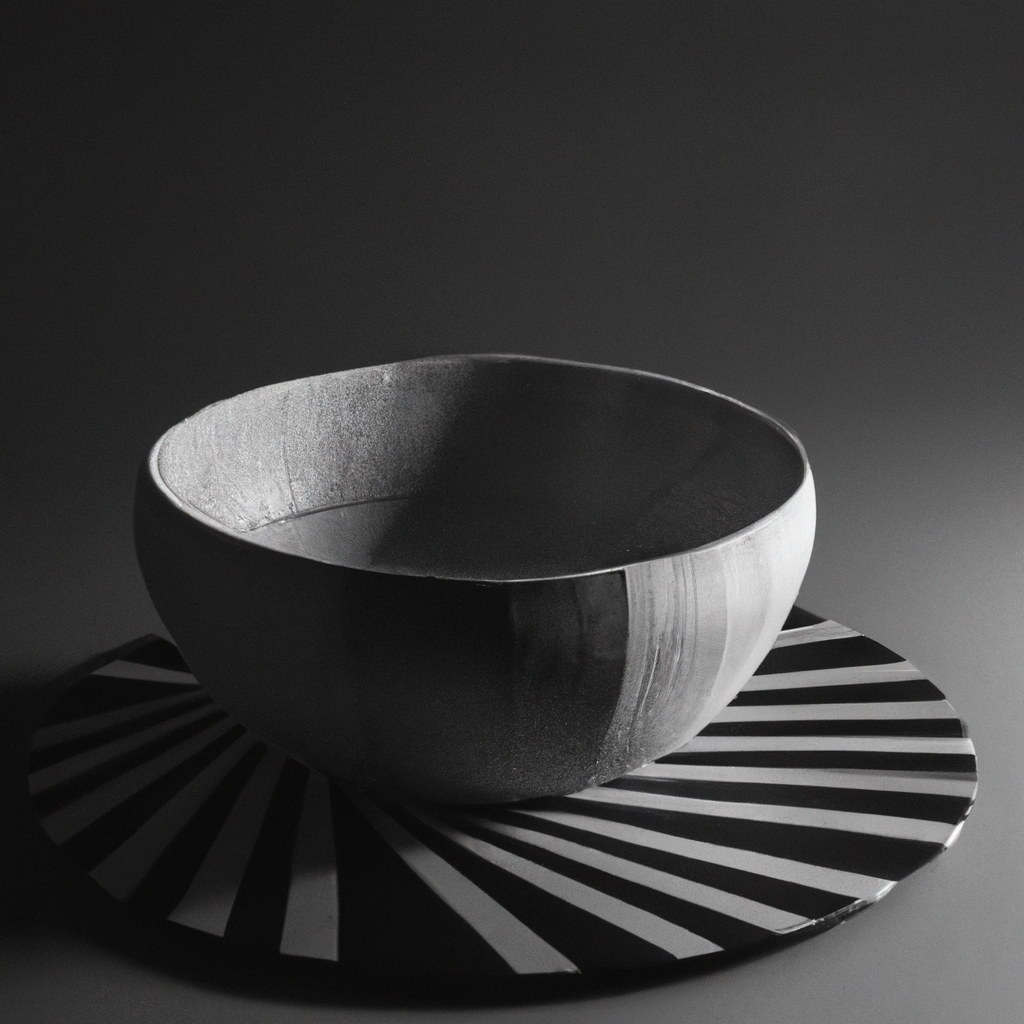 Bodegón cerámica minimal luz dura miniatura